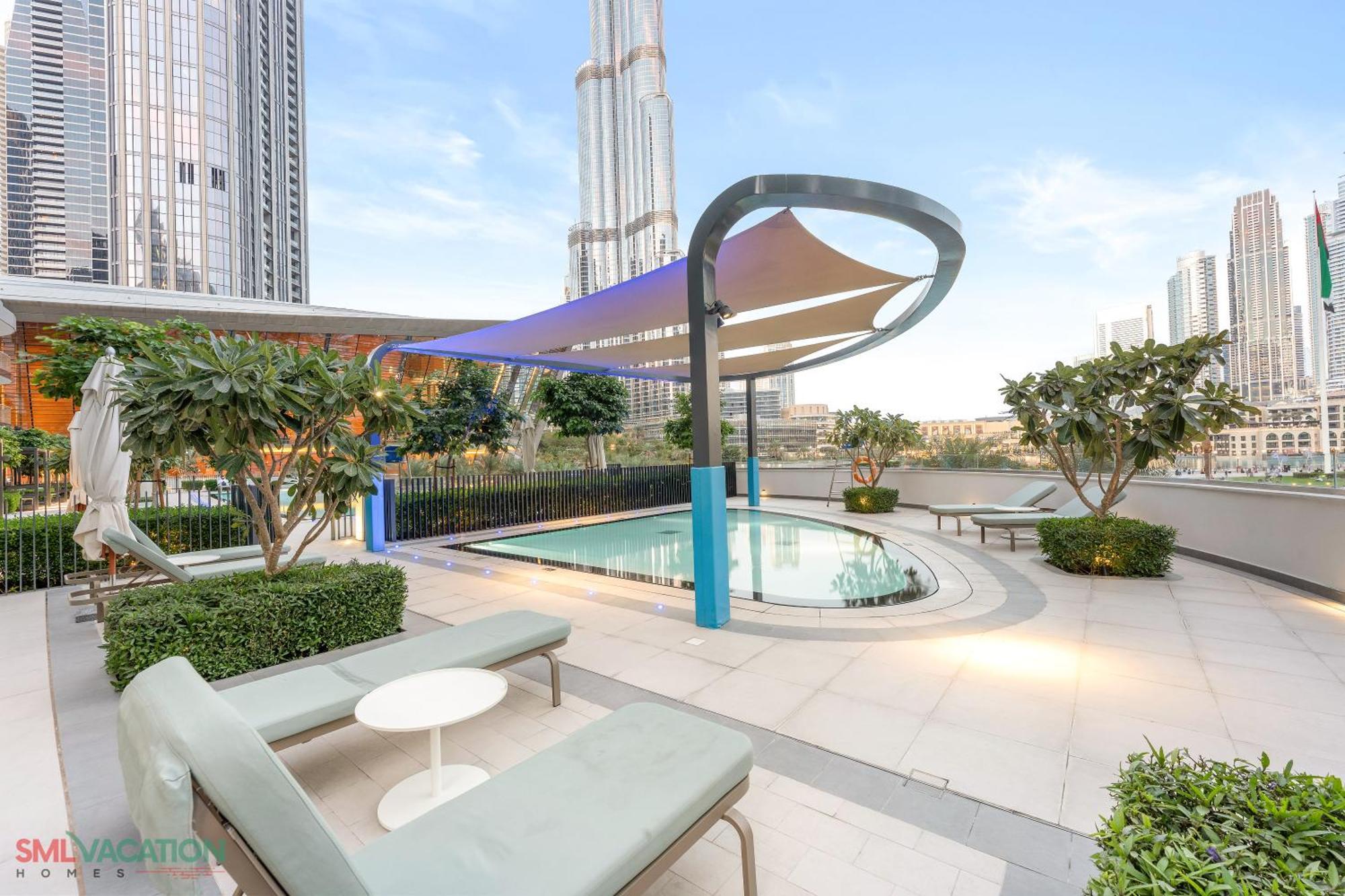 Sml Vacation Homes - Sky High Apartments With Burj Khalifa And Dubai Fountain Views At Grande Signature, Downtown Дубай Екстериор снимка
