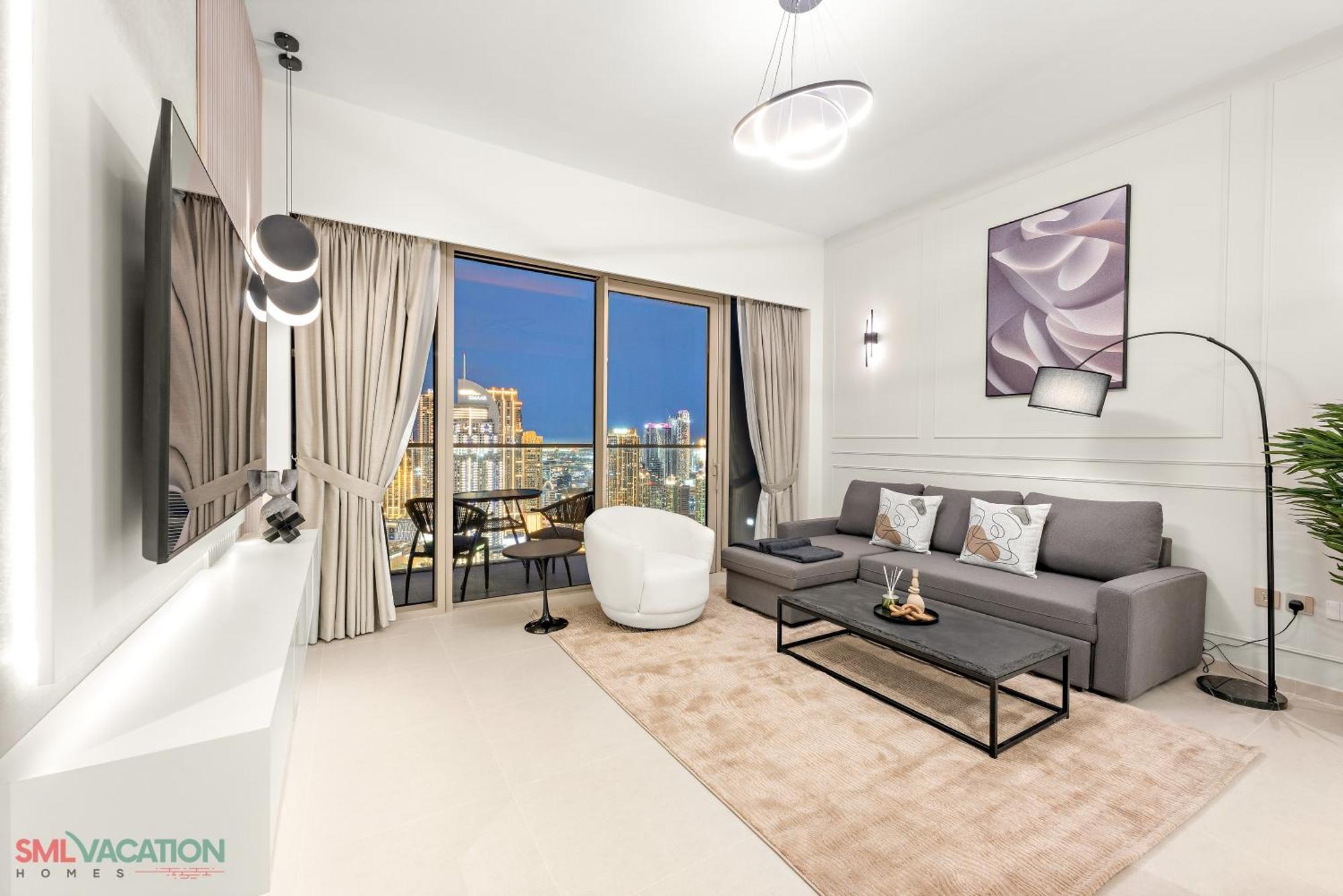 Sml Vacation Homes - Sky High Apartments With Burj Khalifa And Dubai Fountain Views At Grande Signature, Downtown Дубай Екстериор снимка