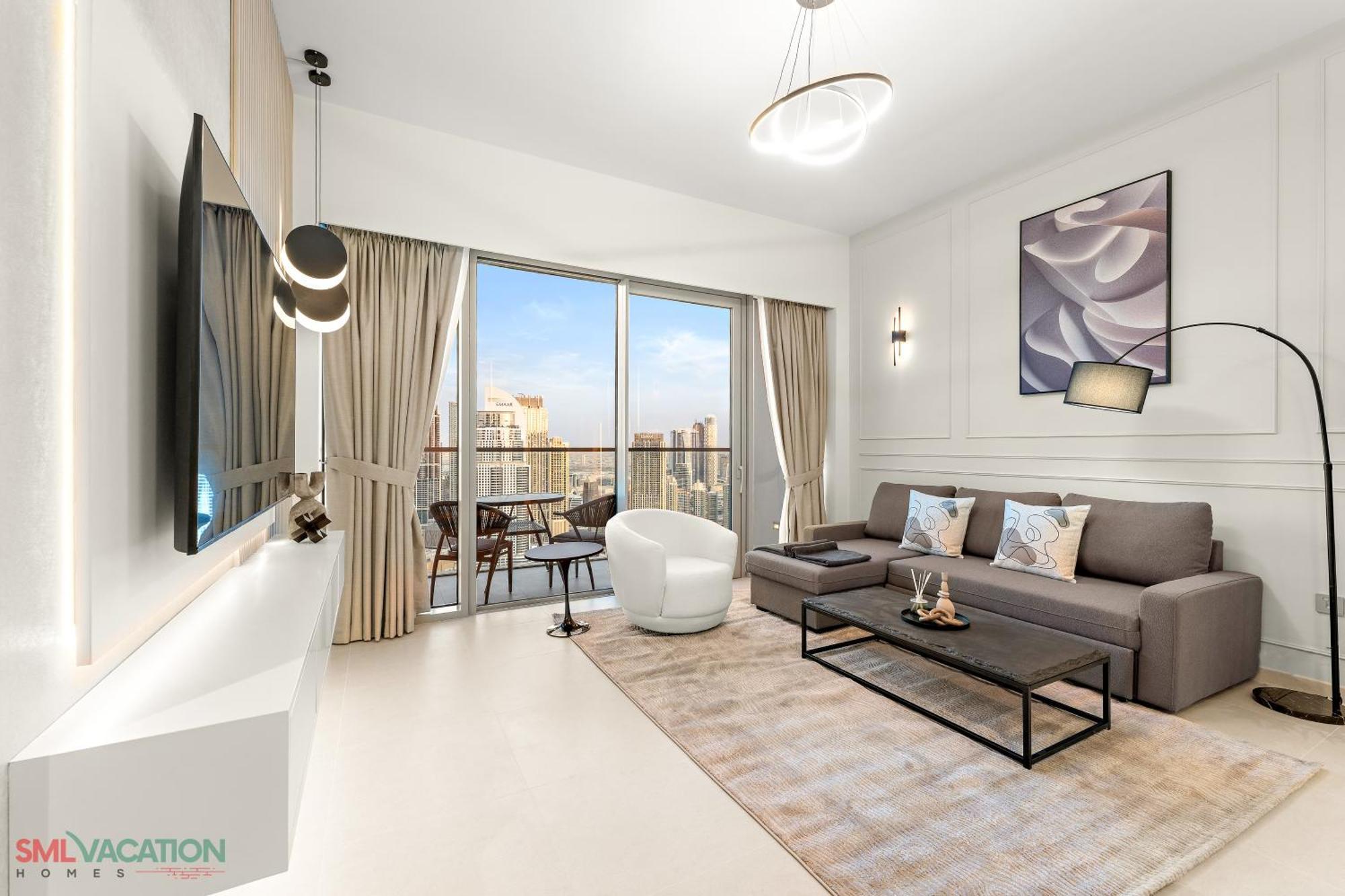 Sml Vacation Homes - Sky High Apartments With Burj Khalifa And Dubai Fountain Views At Grande Signature, Downtown Дубай Екстериор снимка