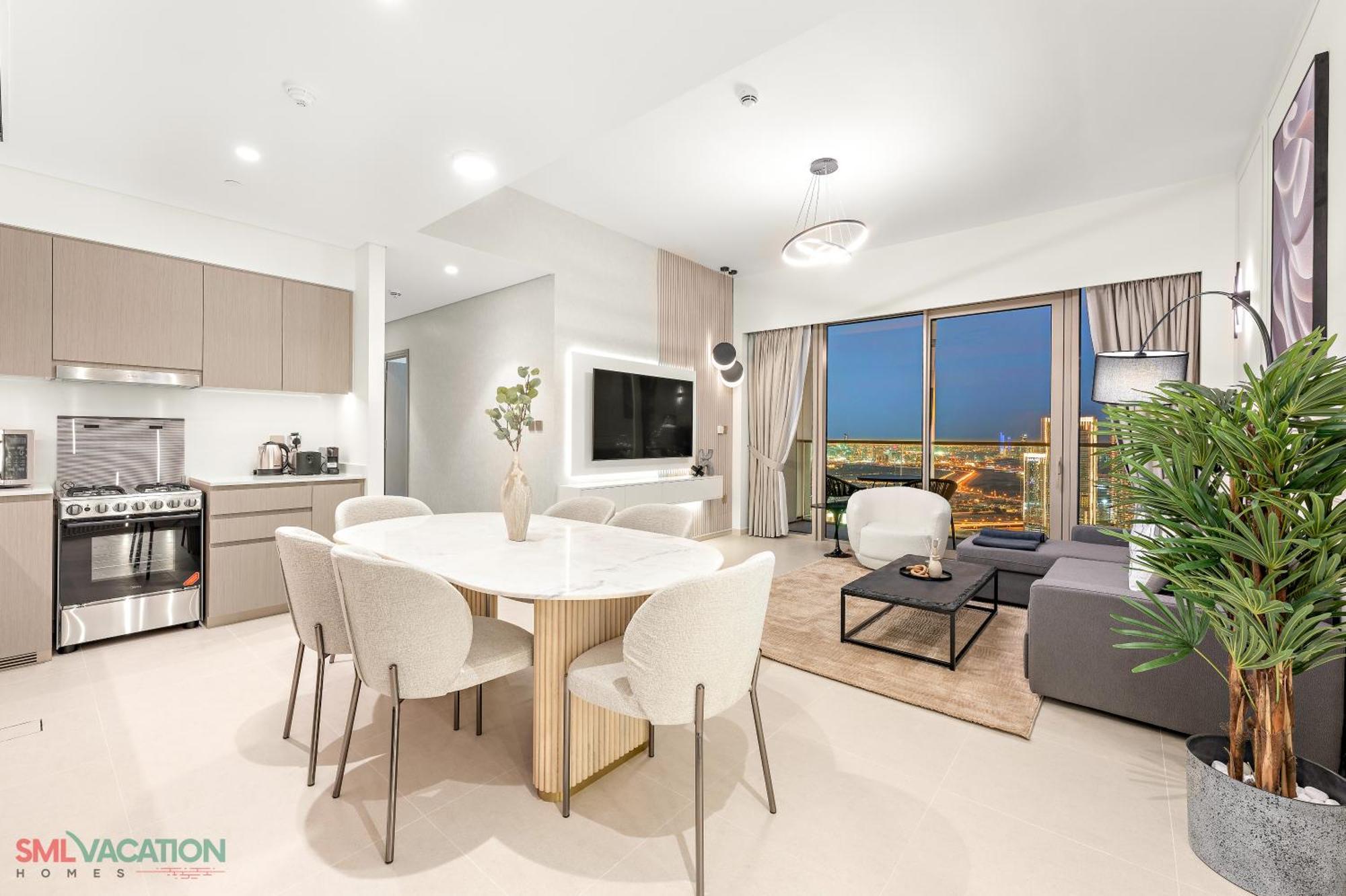 Sml Vacation Homes - Sky High Apartments With Burj Khalifa And Dubai Fountain Views At Grande Signature, Downtown Дубай Екстериор снимка