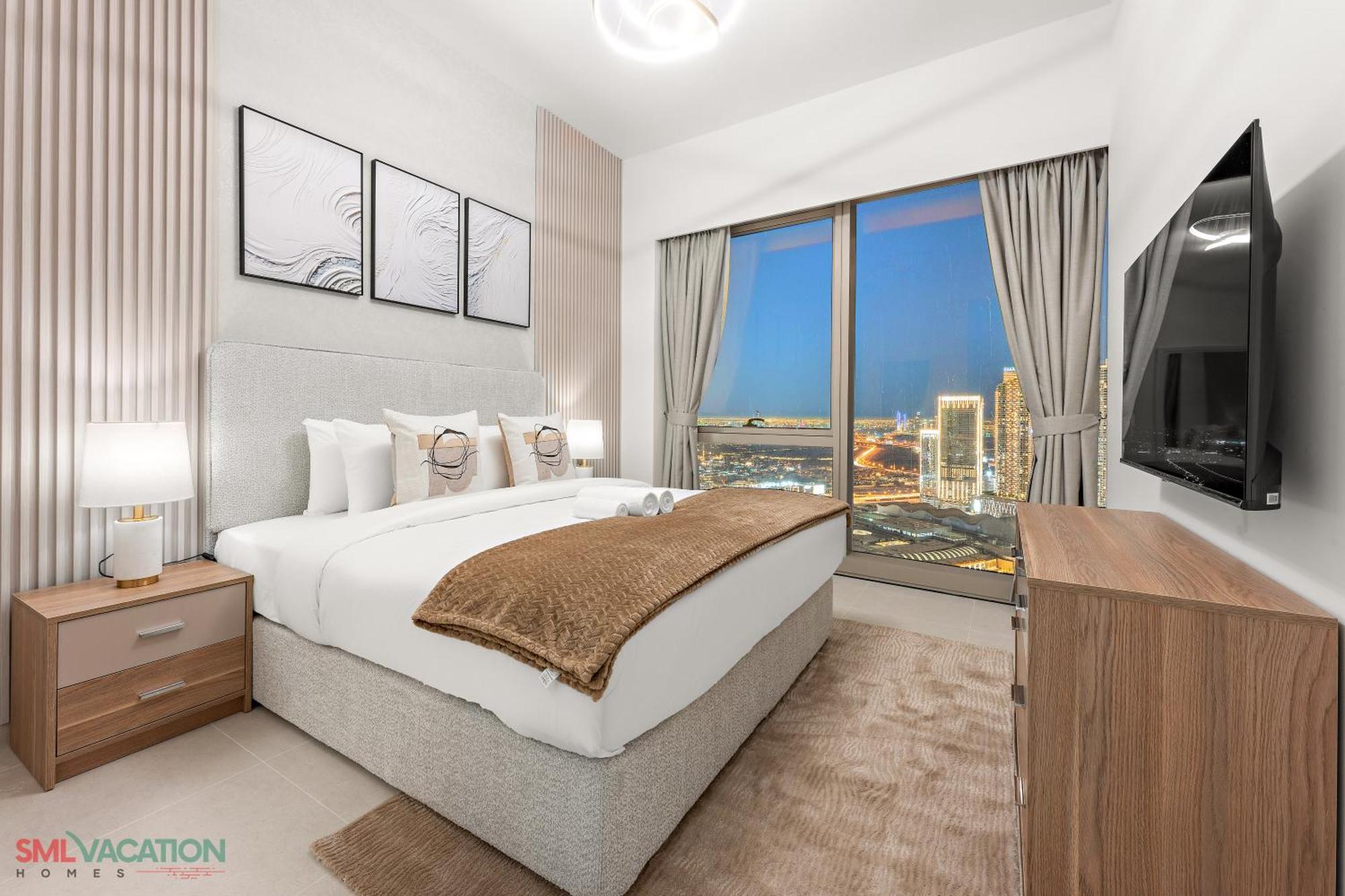 Sml Vacation Homes - Sky High Apartments With Burj Khalifa And Dubai Fountain Views At Grande Signature, Downtown Дубай Екстериор снимка